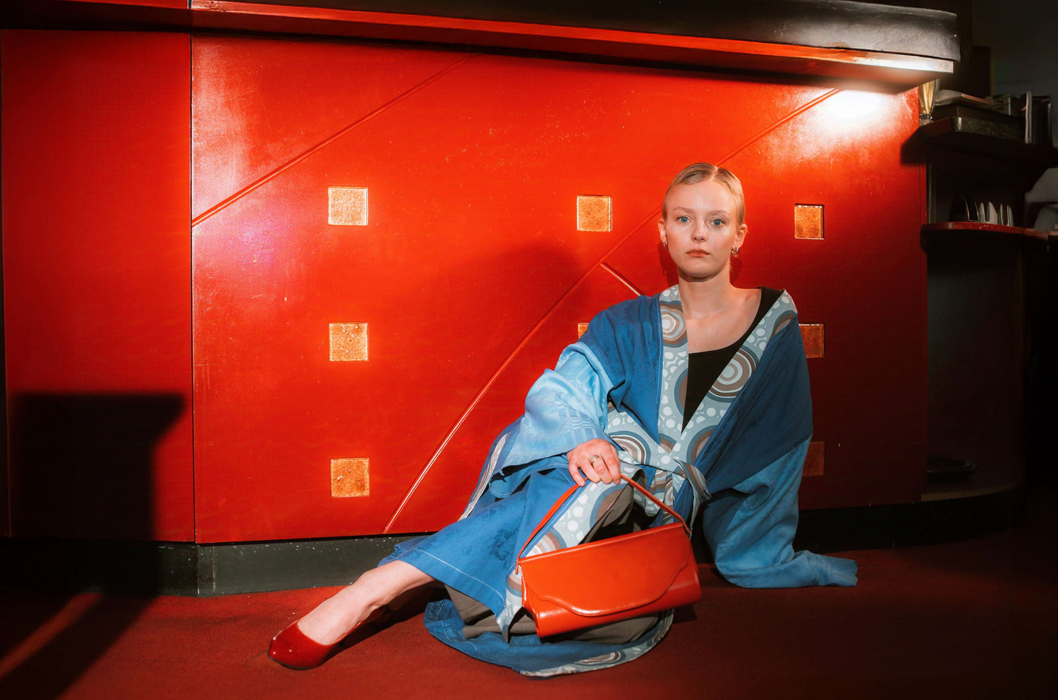 Kimono - autorski projekt z materiałów z drugiego obiegu