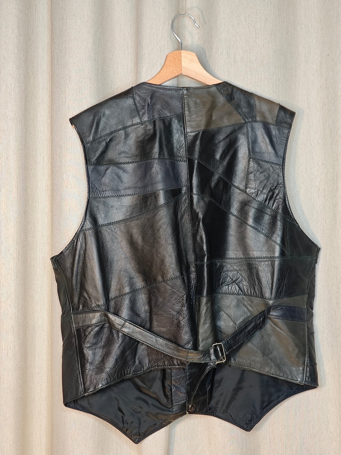 Leather vest - vintage 70s