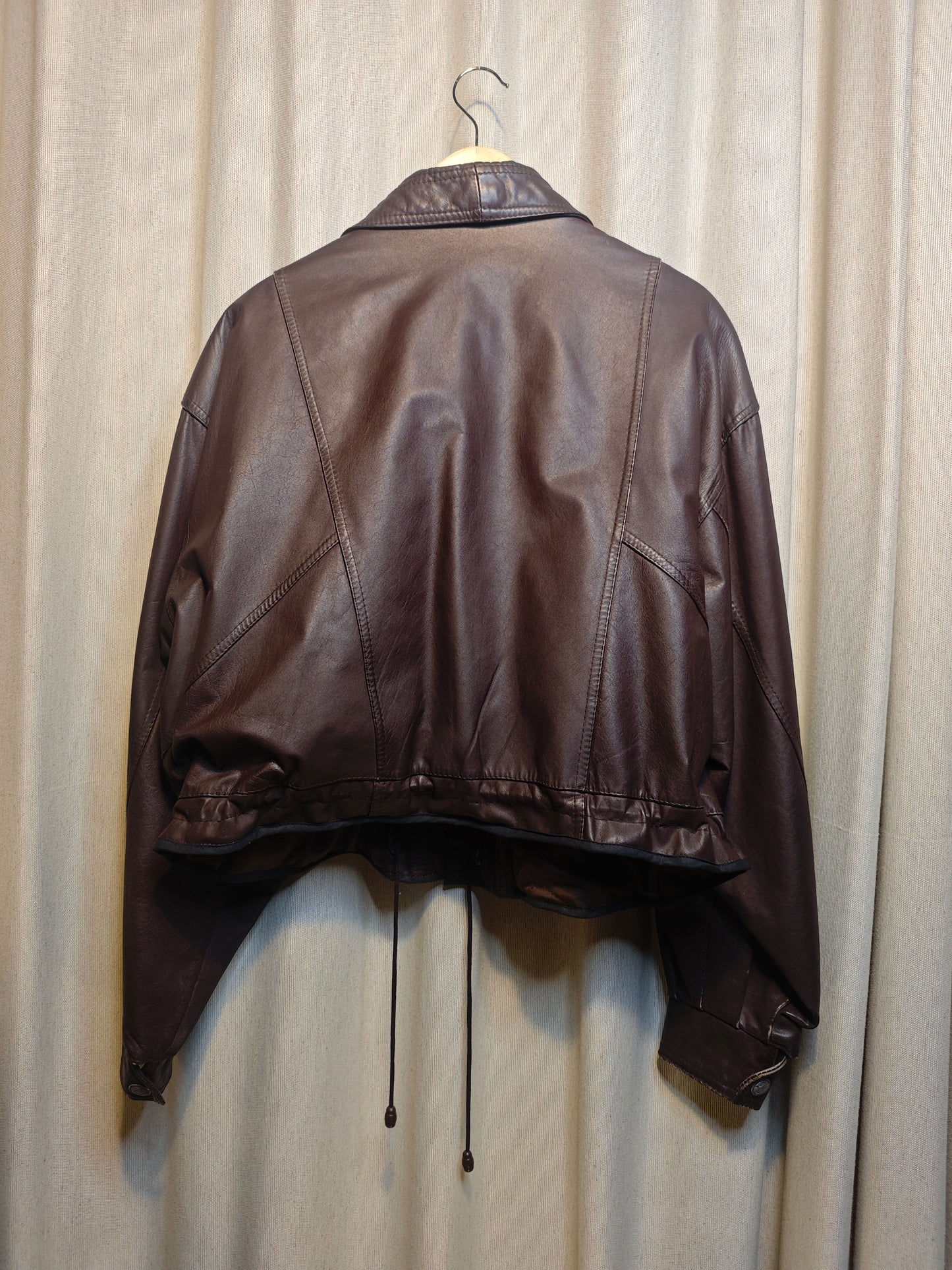 Vintage kurtka skórzana - upcycling