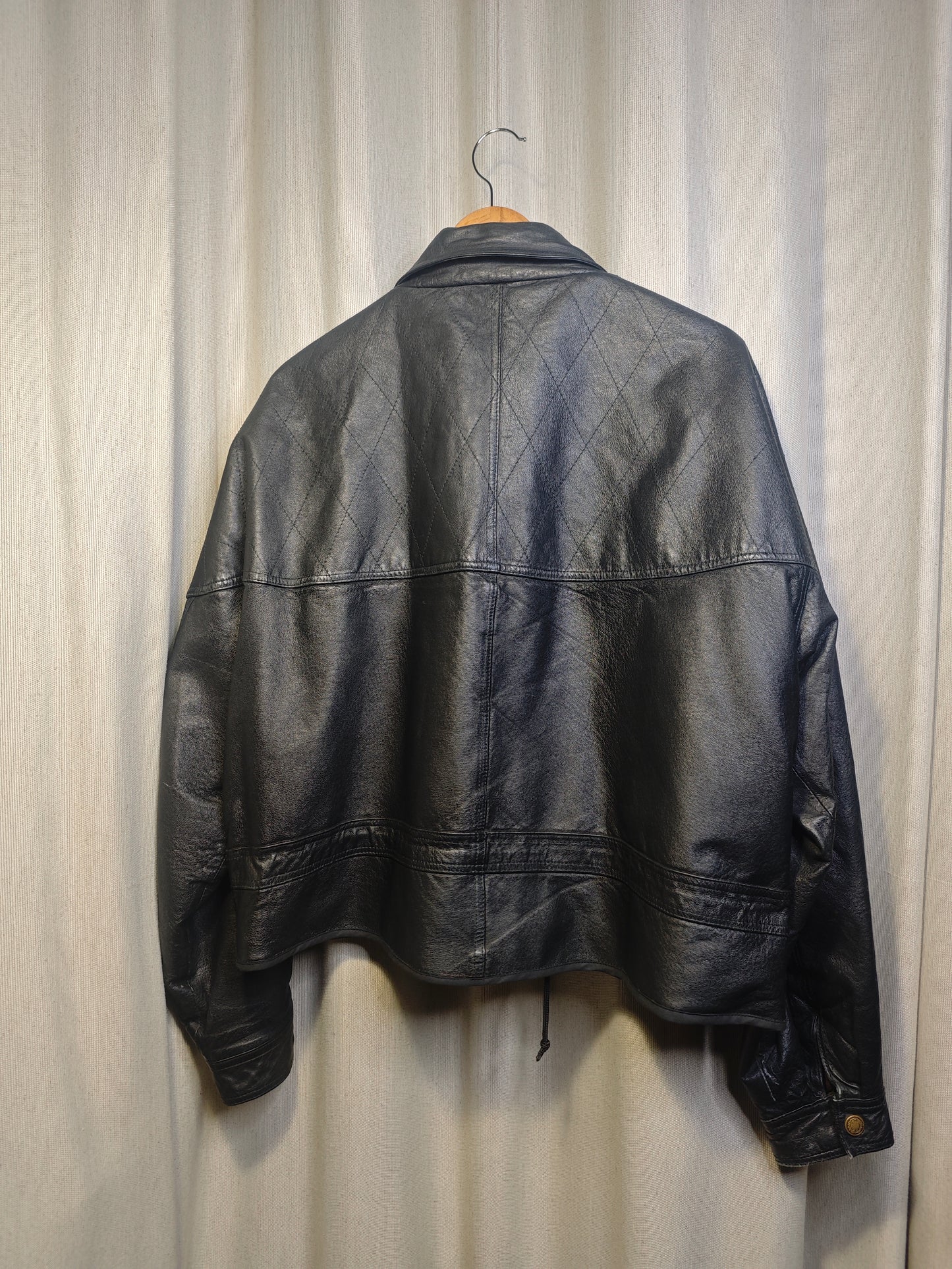Vintage kurtka skórzana - upcycling