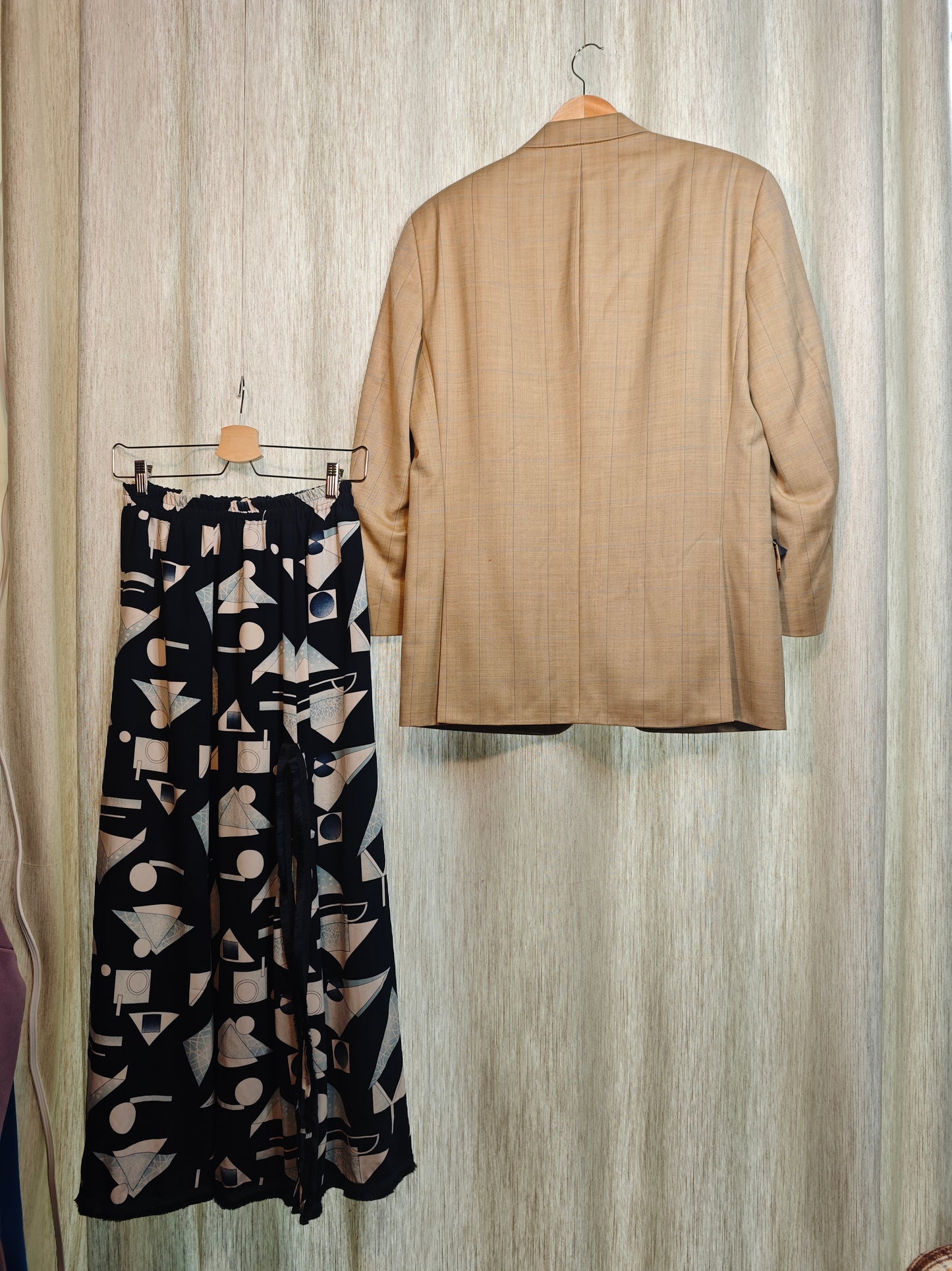 marynarka i spódnica vintage - upcycling