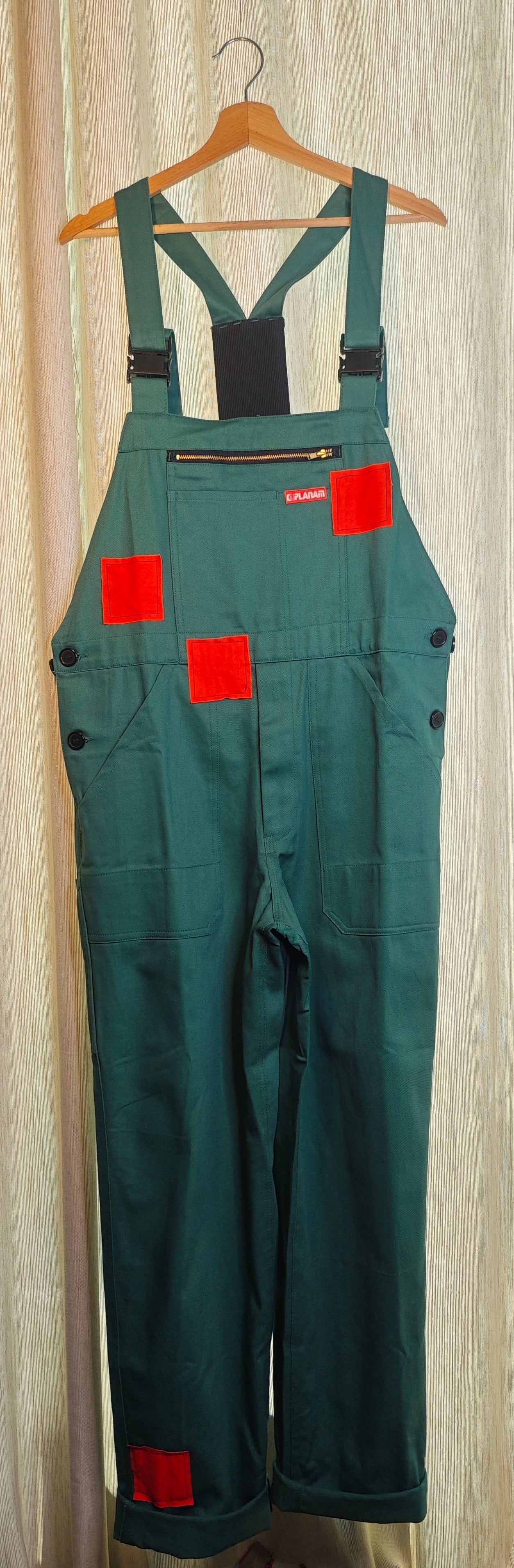 Kurtka + ogrodniczki bawełniany uniform pracowniczy - vintage