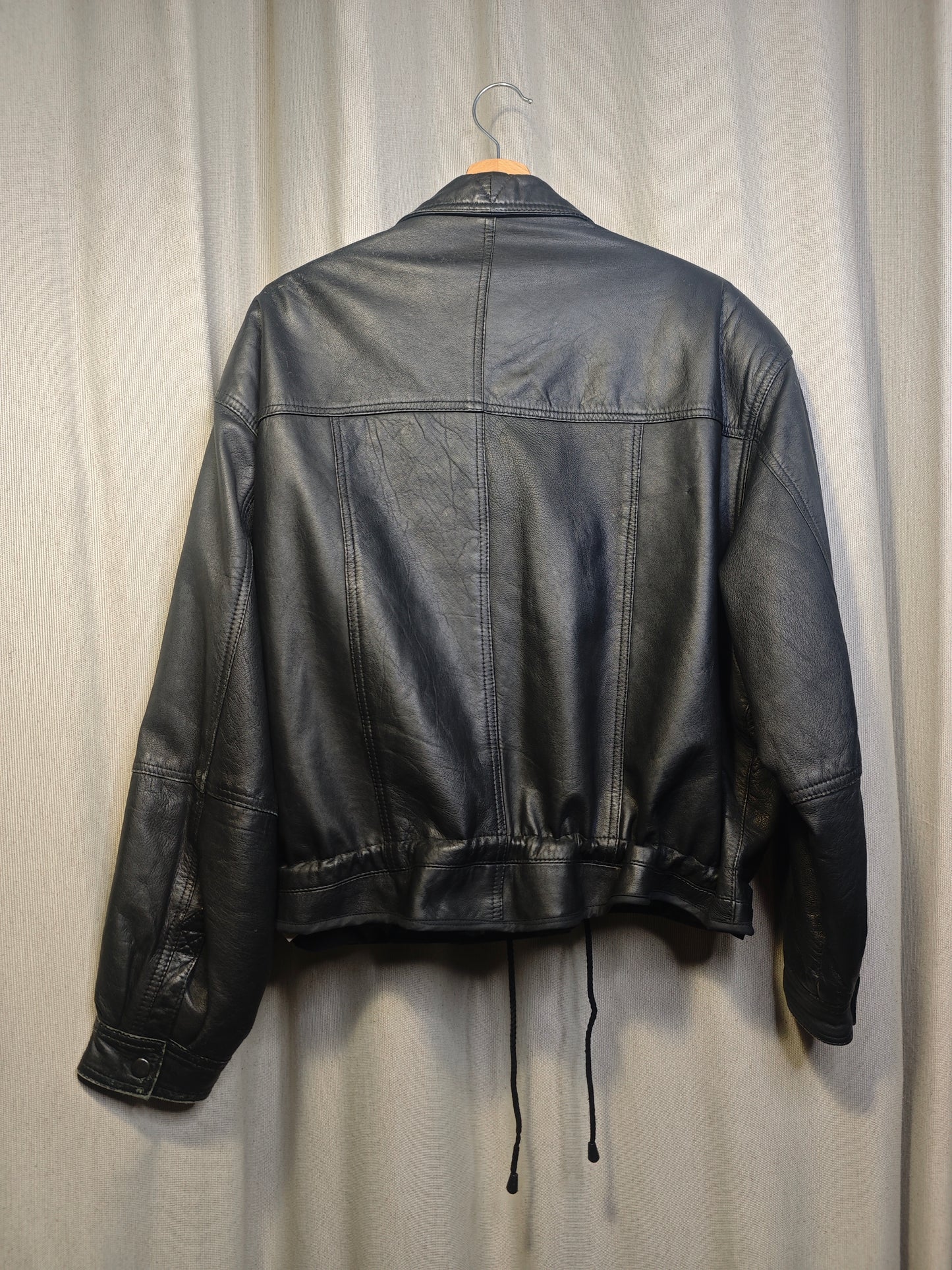 Vintage kurtka skórzana - upcycling