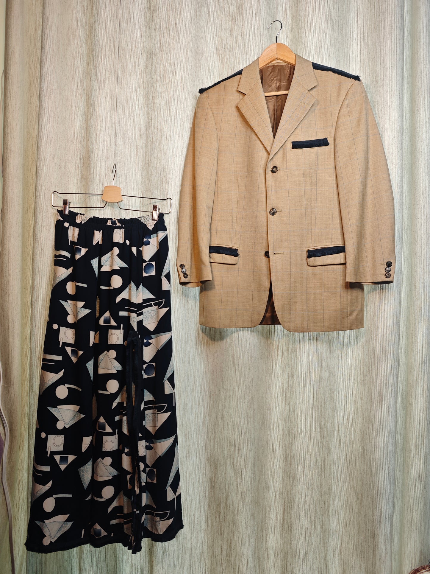 marynarka i spódnica vintage - upcycling