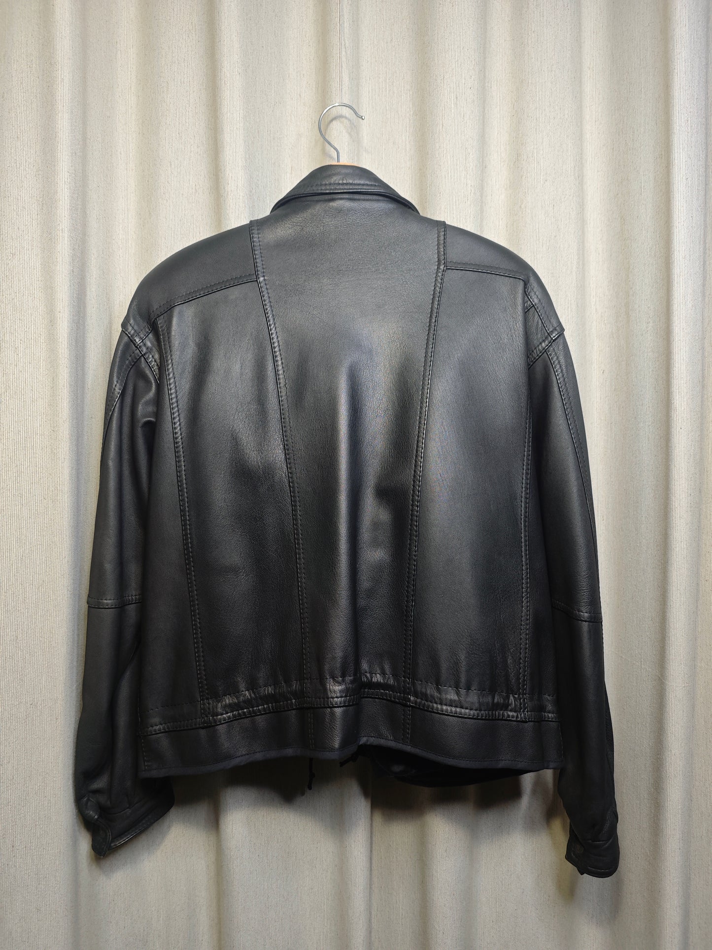 Vintage kurtka skórzana - upcycling