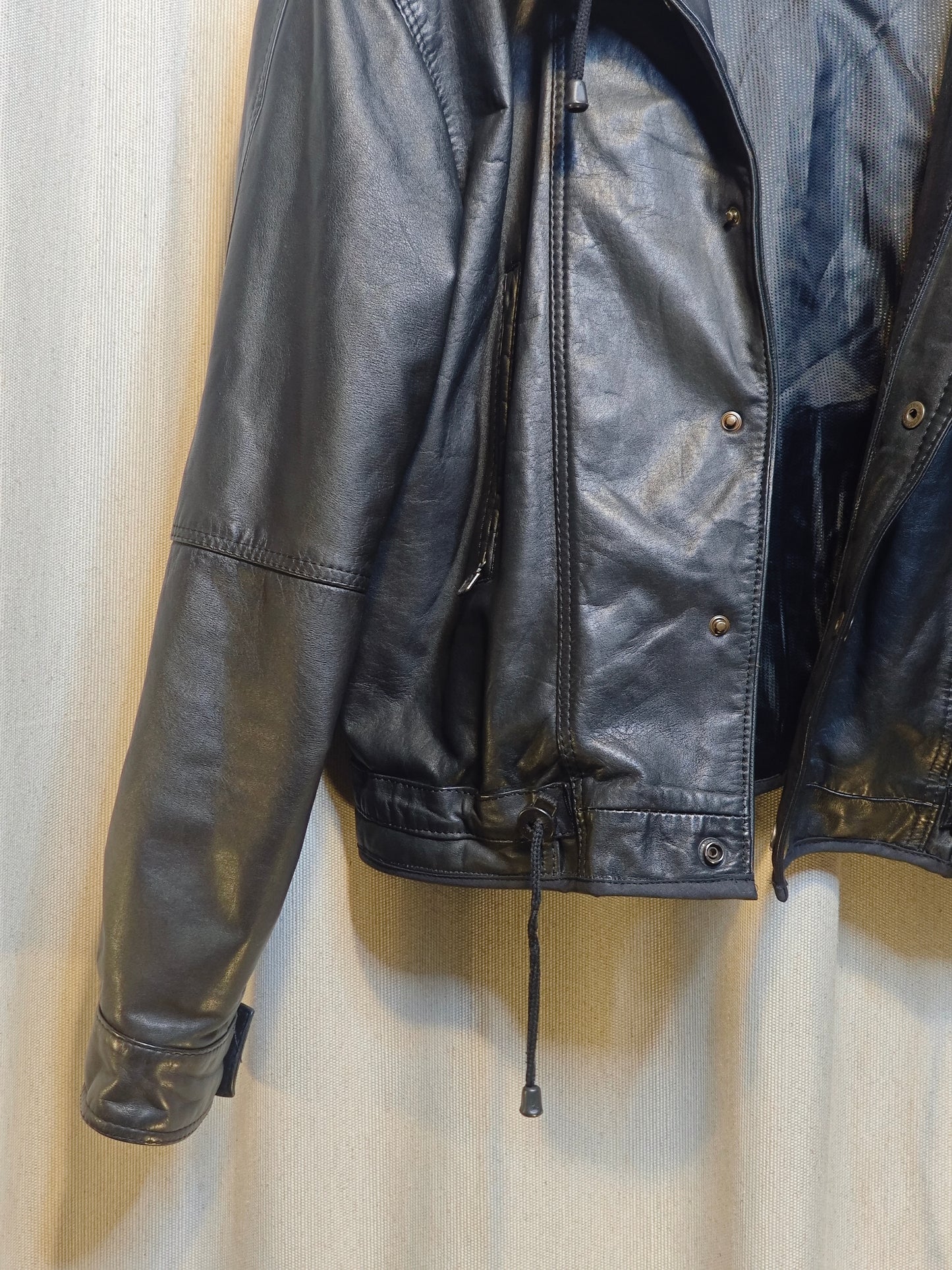 Vintage kurtka skórzana - upcycling