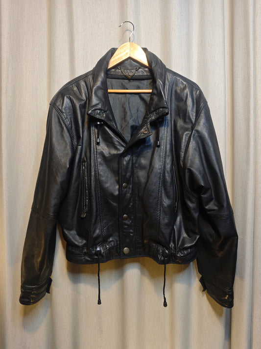 Vintage kurtka skórzana - upcycling