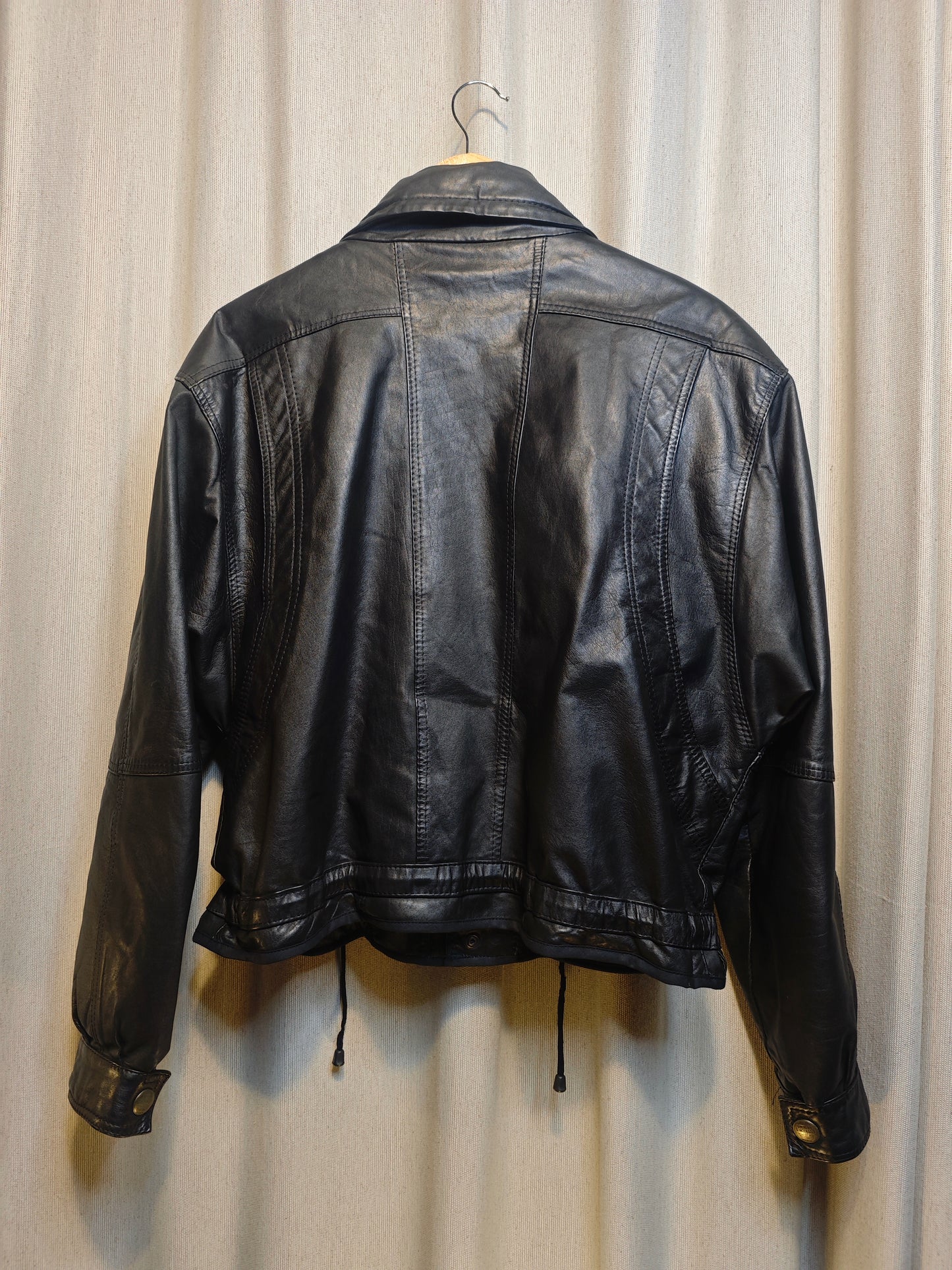 Vintage kurtka skórzana - upcycling