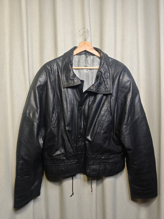 Vintage kurtka skórzana - upcycling