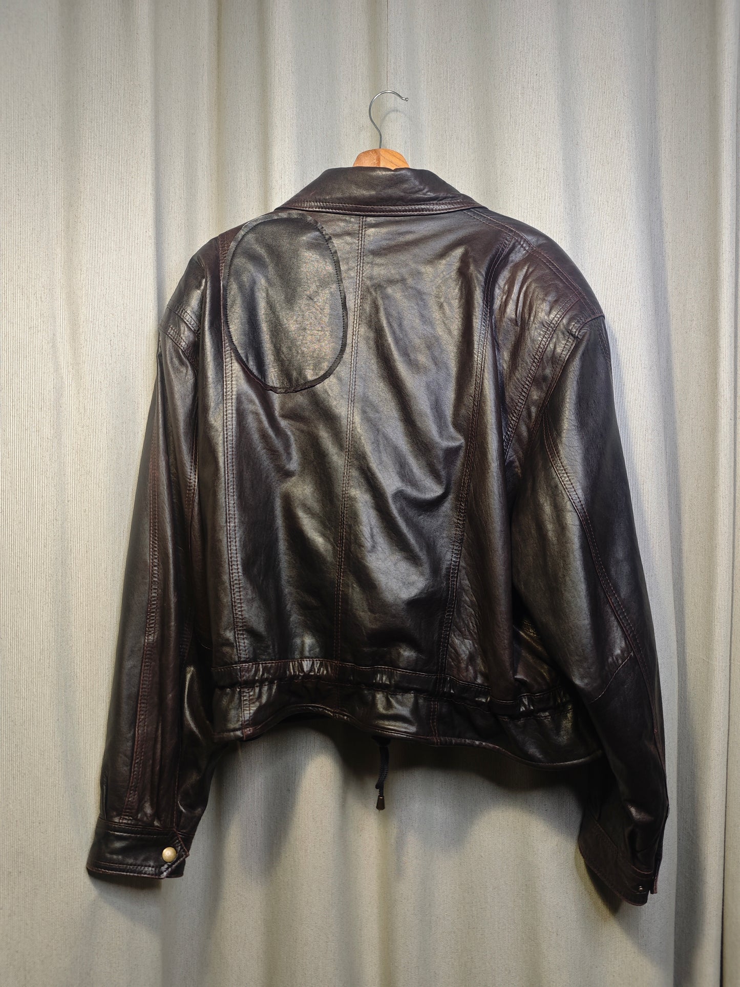 Vintage kurtka skórzana - upcycling