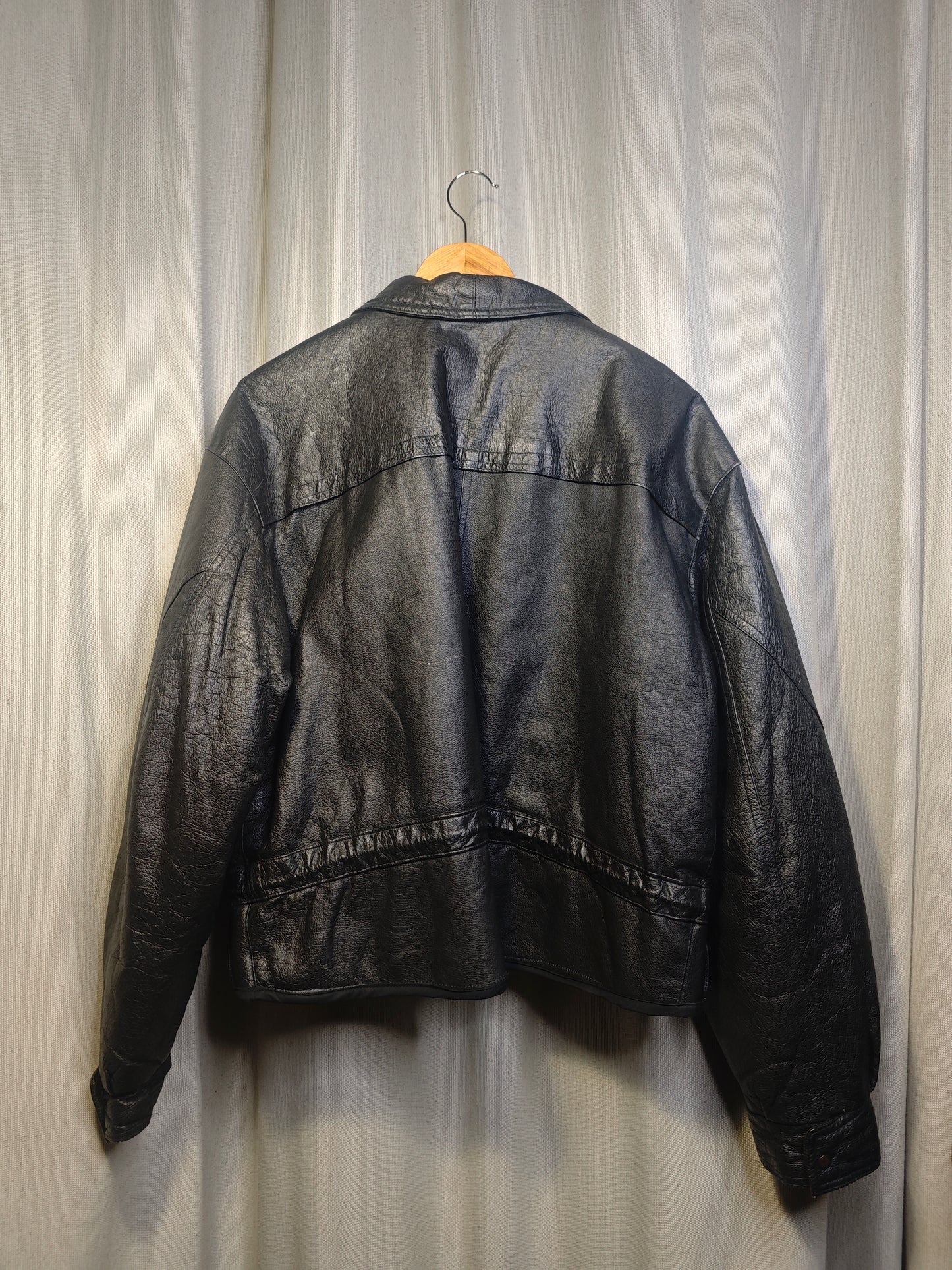 Vintage kurtka skórzana - upcycling