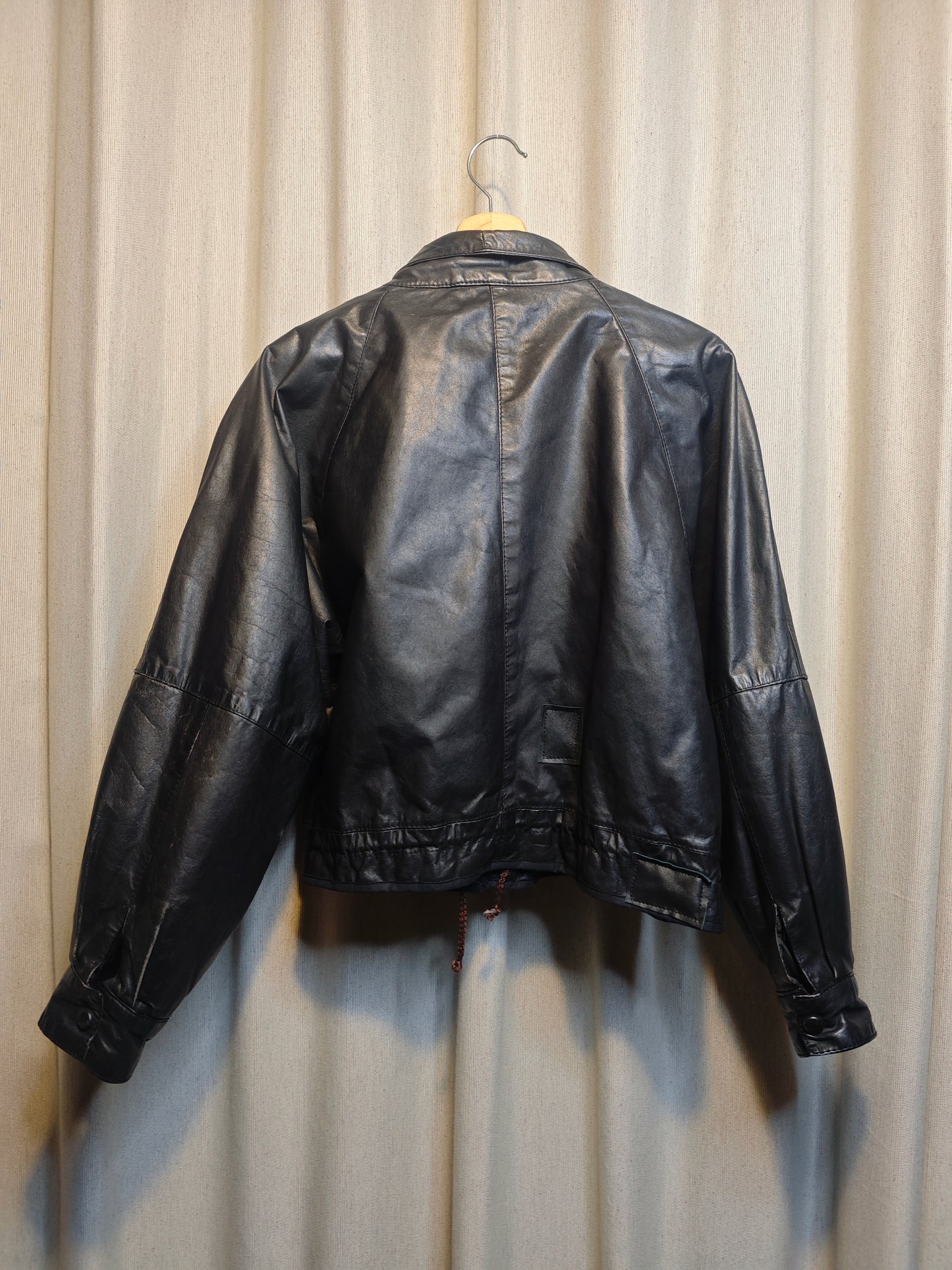 Vintage kurtka skórzana - upcycling