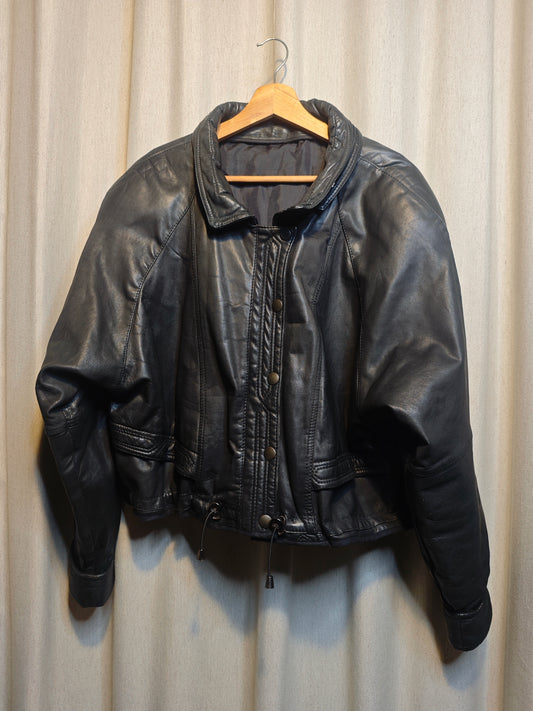 Vintage kurtka skórzana - upcycling