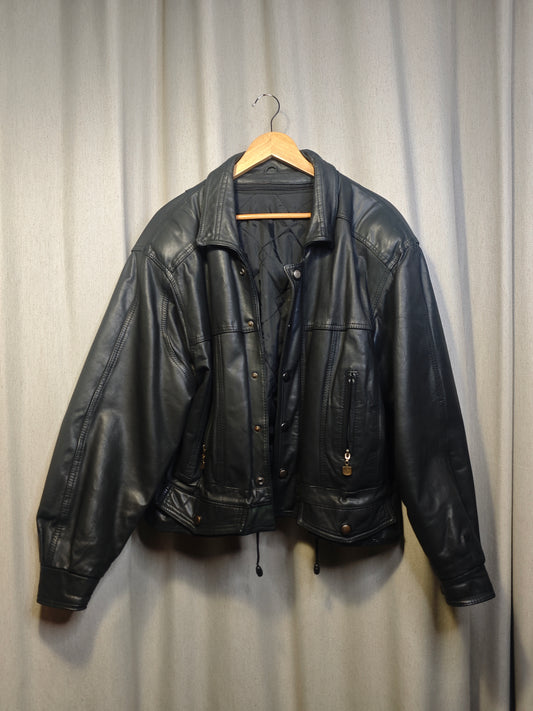 Vintage kurtka skórzana - upcycling