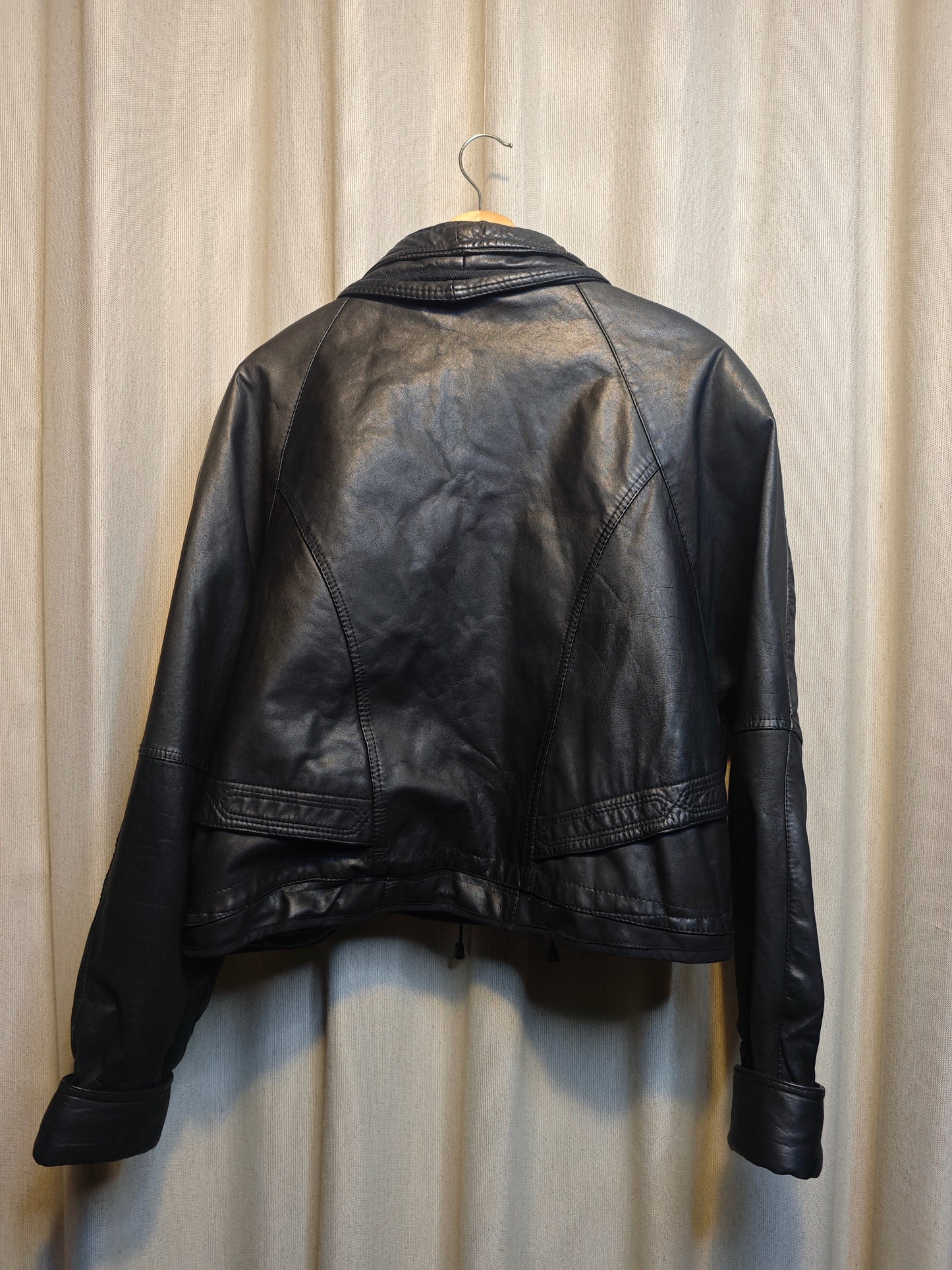 Vintage kurtka skórzana - upcycling