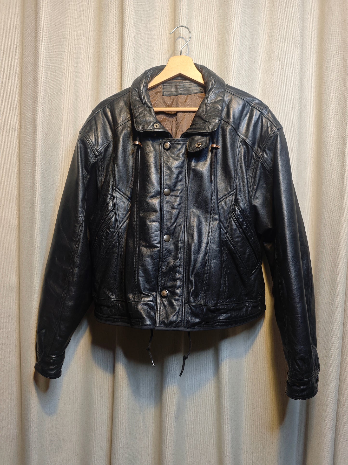 Vintage kurtka skórzana - upcycling