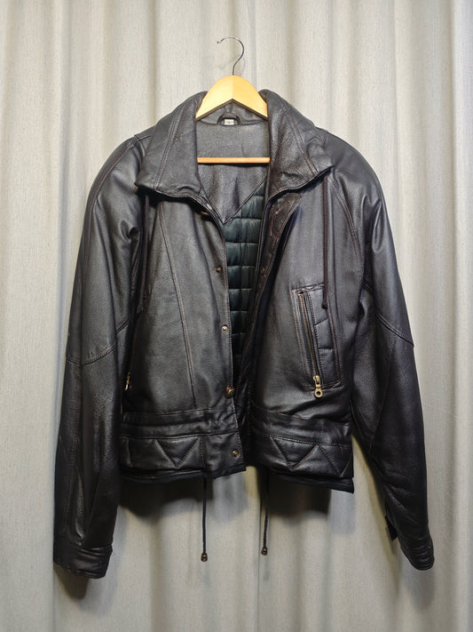 Vintage kurtka skórzana - upcycling