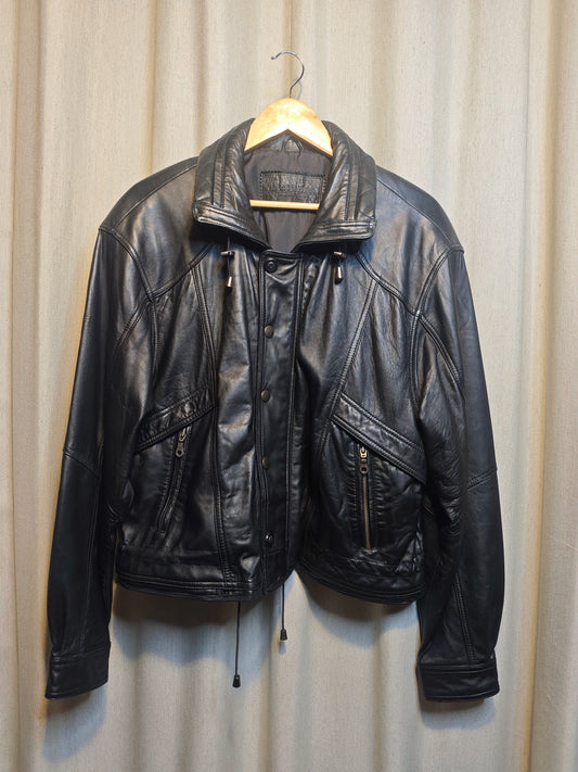 Vintage kurtka skórzana - upcycling