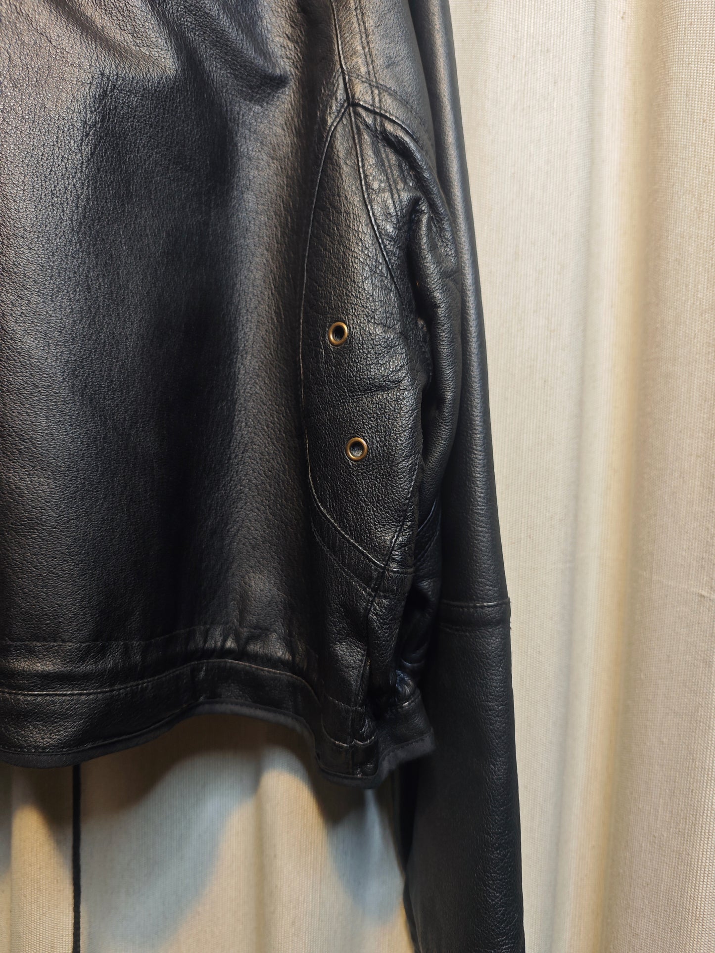 Vintage kurtka skórzana - upcycling