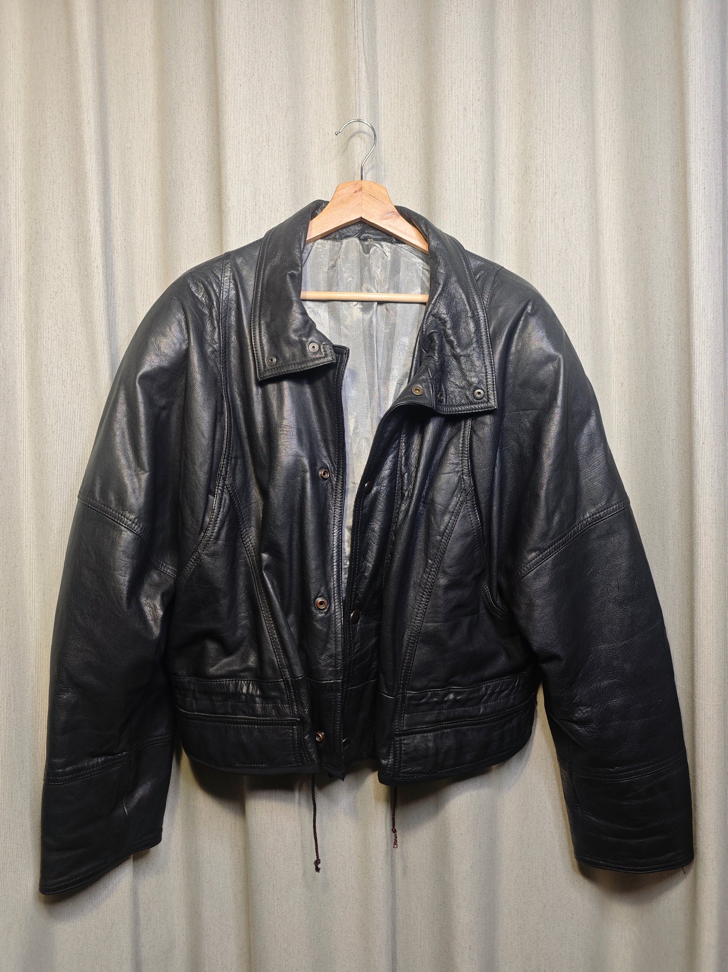 Vintage kurtka skórzana - upcycling
