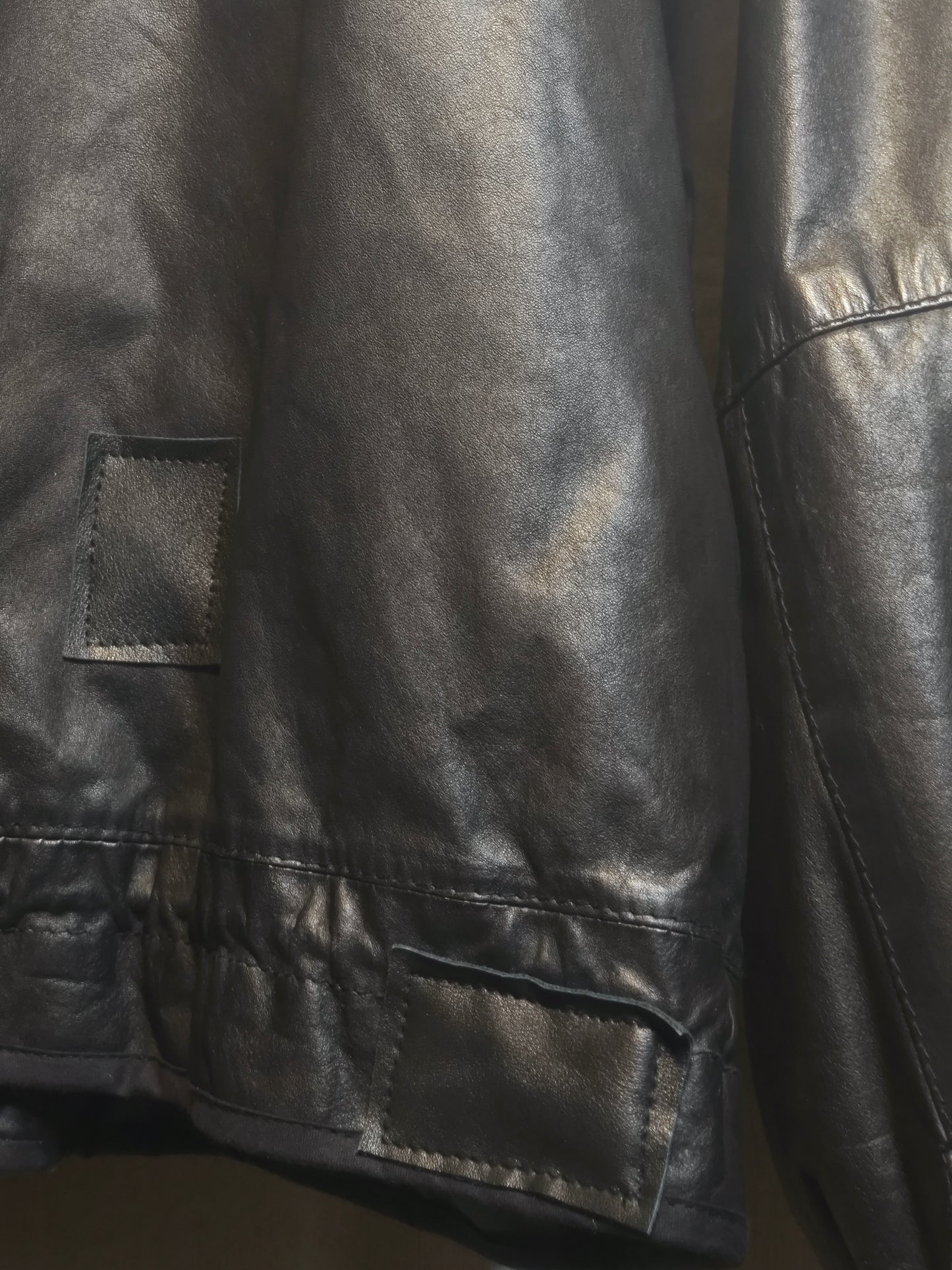 Vintage kurtka skórzana - upcycling