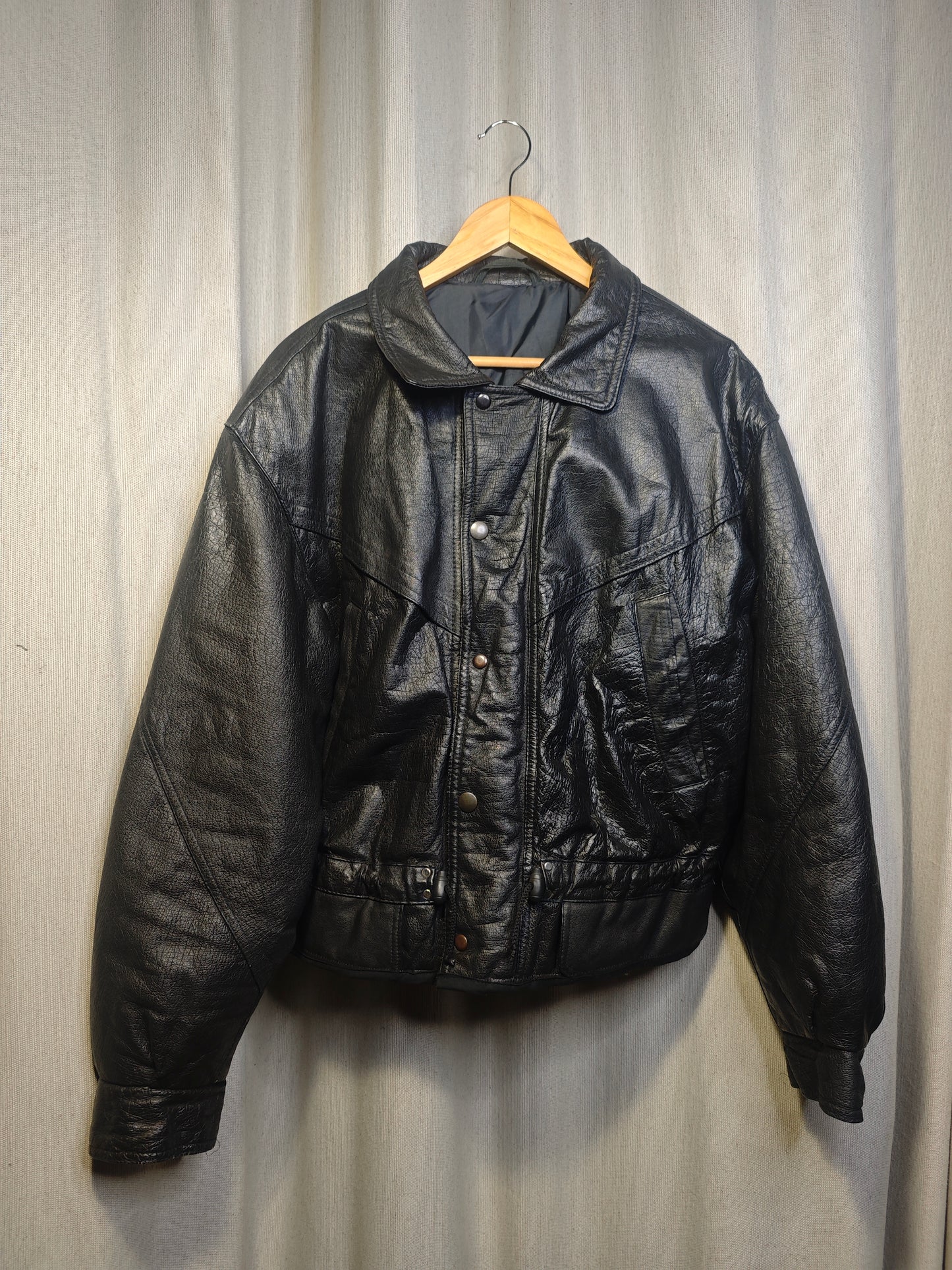 Vintage kurtka skórzana - upcycling