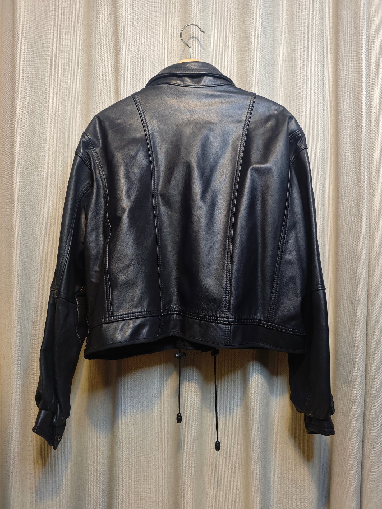 Vintage kurtka skórzana - upcycling