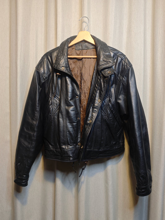 Vintage kurtka skórzana - upcycling