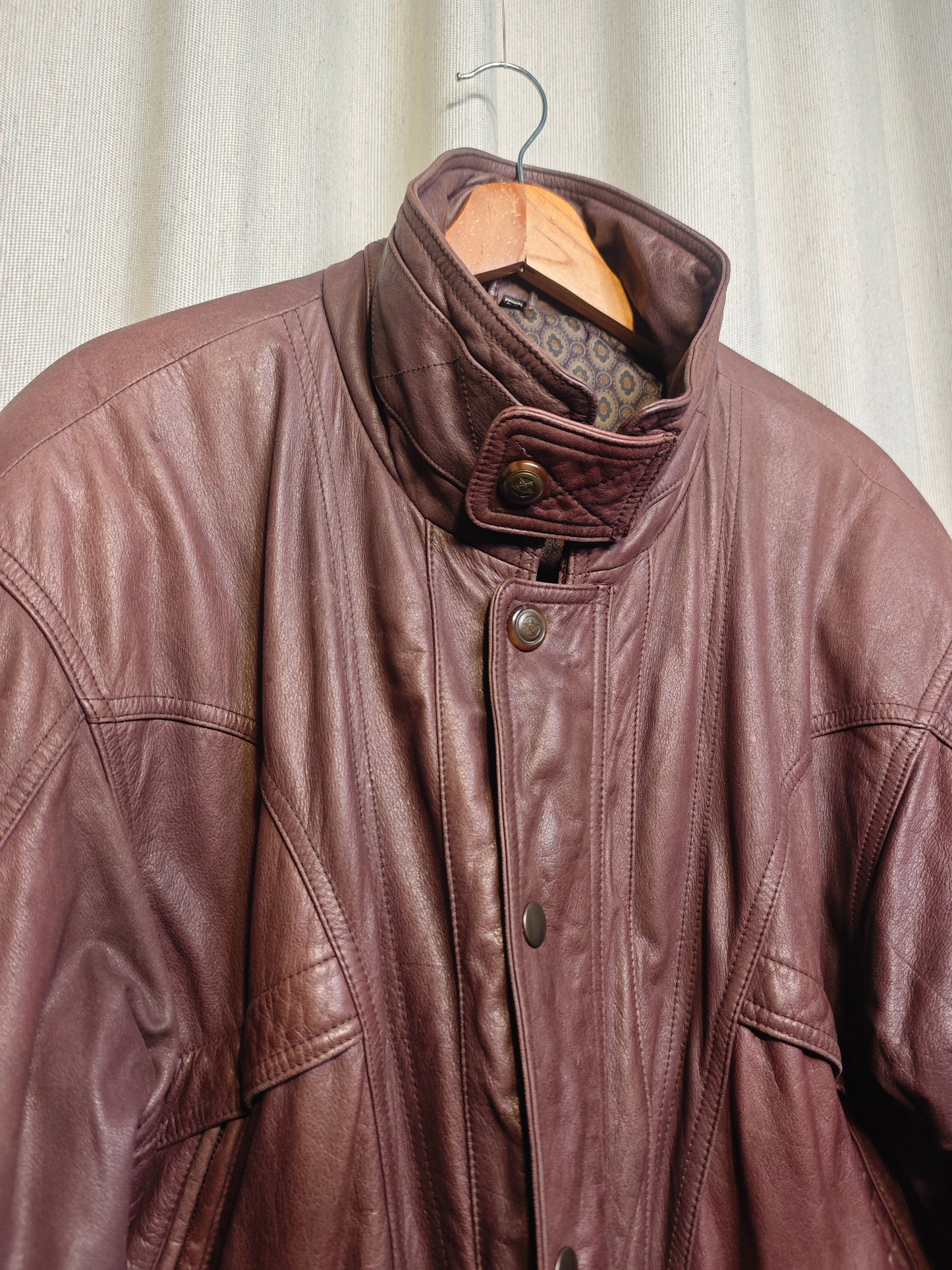 Vintage kurtka skórzana - upcycling
