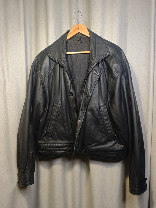 Vintage kurtka skórzana - upcycling