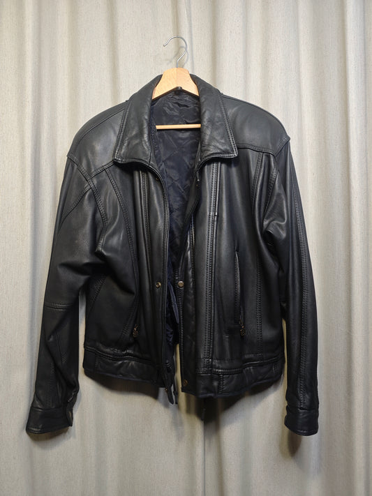 Vintage kurtka skórzana - upcycling