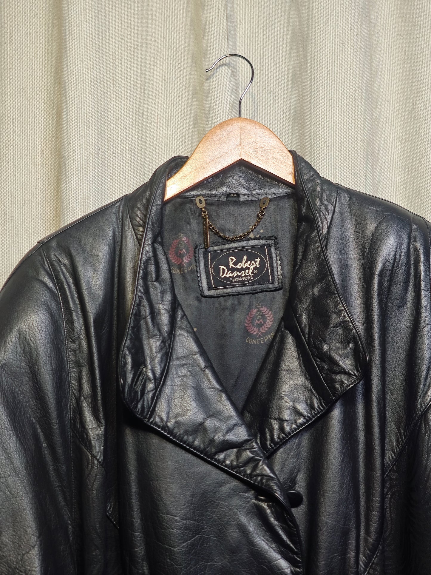 Vintage kurtka skórzana - upcycling