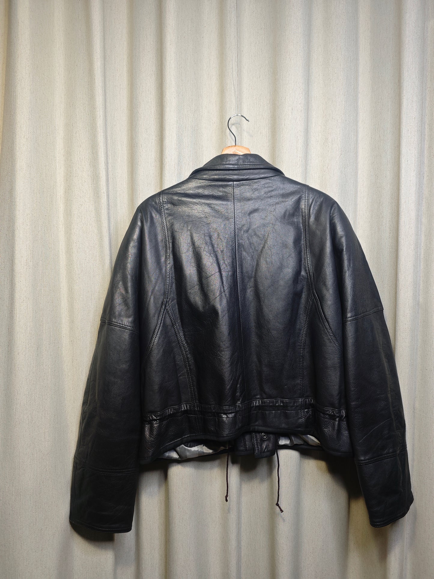 Vintage kurtka skórzana - upcycling