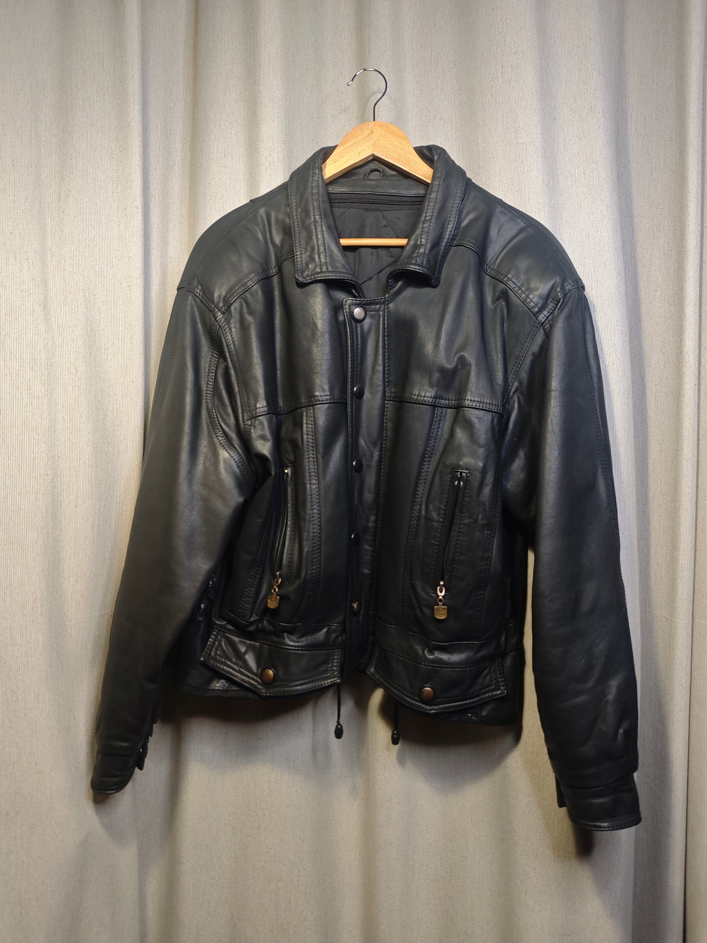 Vintage kurtka skórzana - upcycling