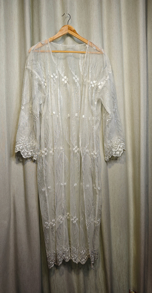 autorski projekt kimona z firany