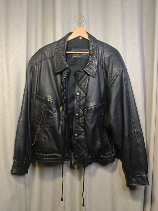 Vintage kurtka skórzana - upcycling