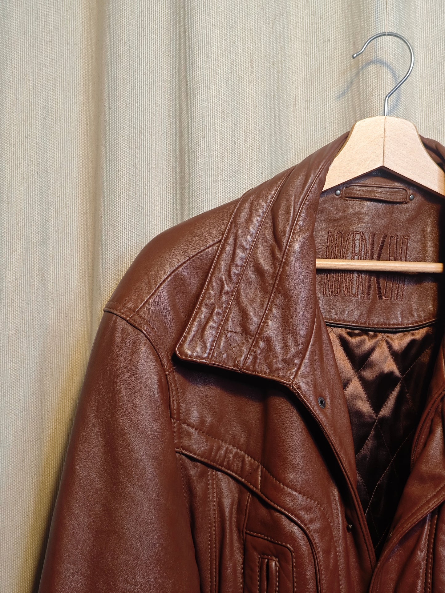 Vintage kurtka skórzana - upcycling