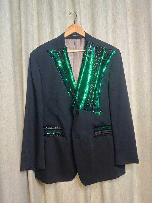 marynarka i spódnica vintage - upcycling