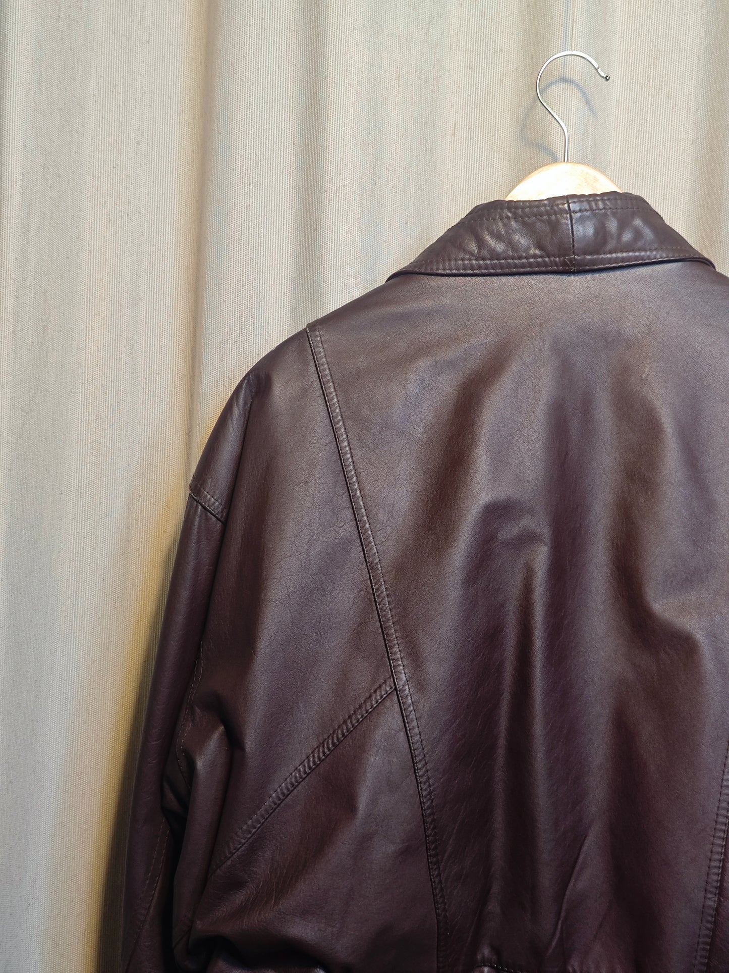 Vintage kurtka skórzana - upcycling