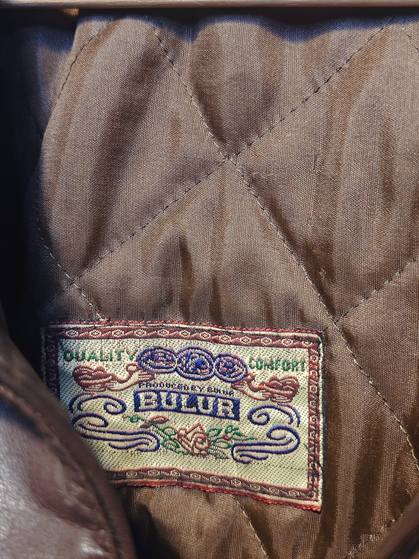 Vintage kurtka skórzana - upcycling