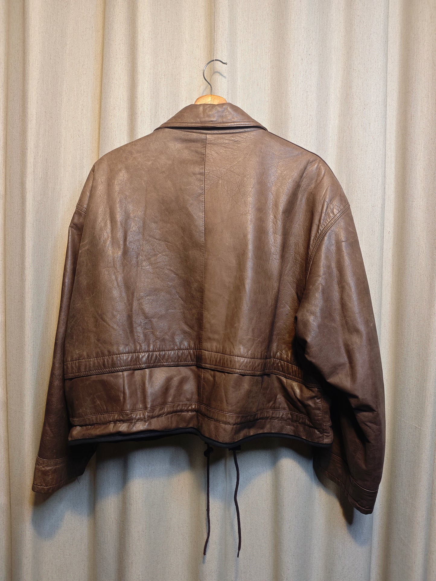 Vintage kurtka skórzana - upcycling