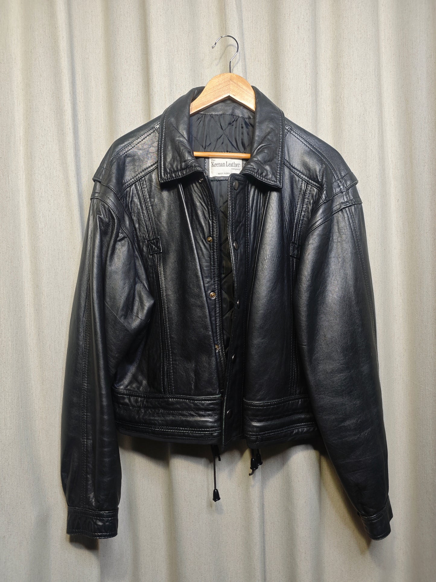 Vintage kurtka skórzana - upcycling