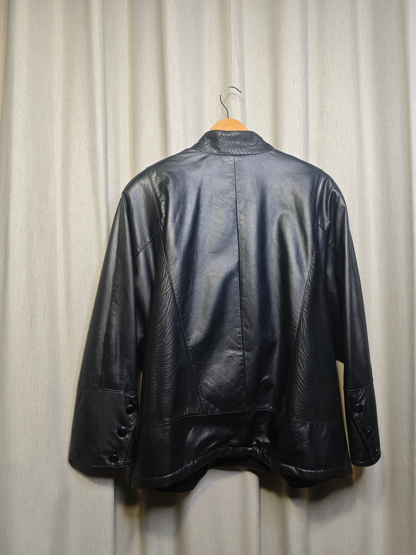 Vintage kurtka skórzana - upcycling