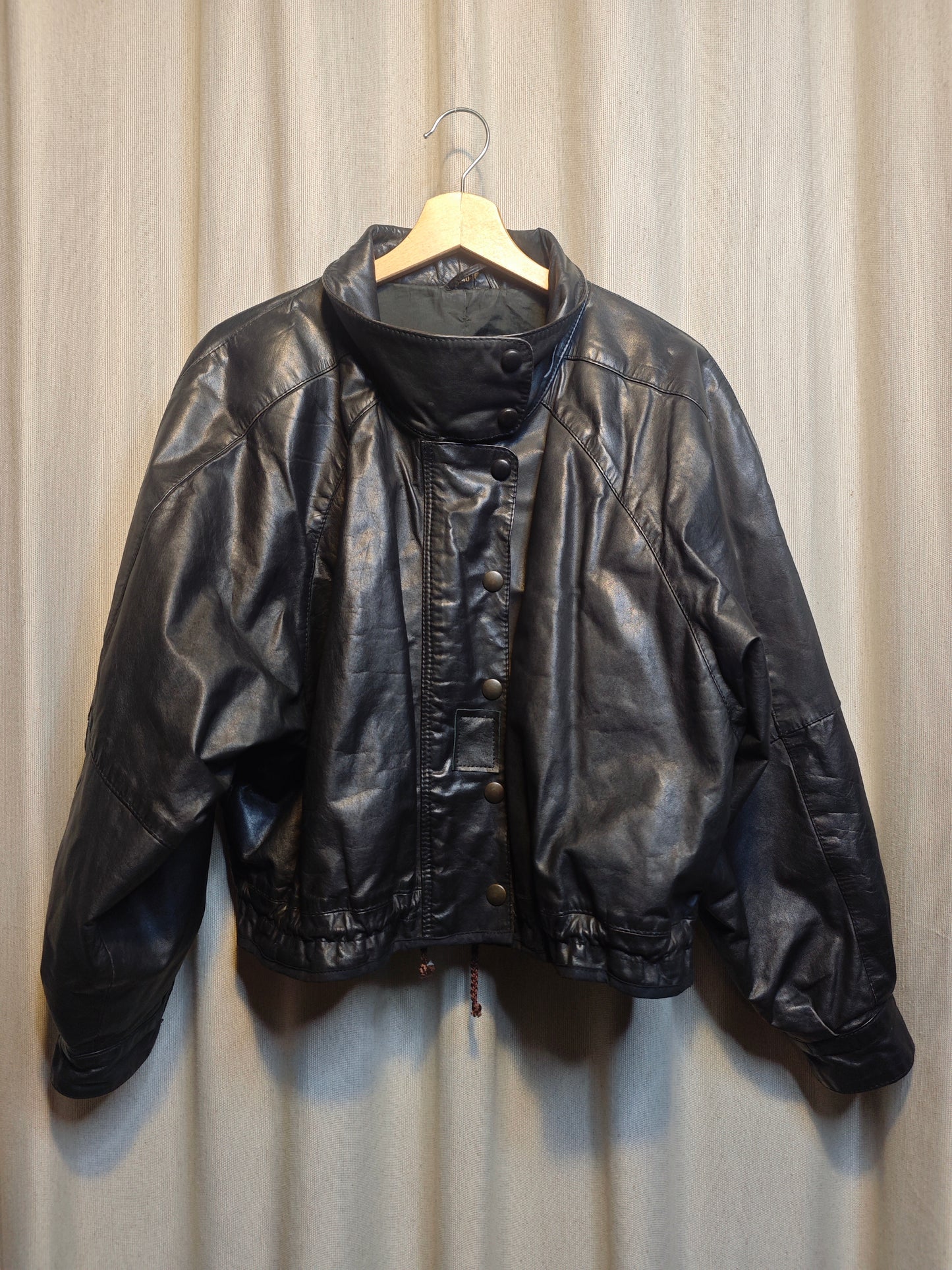 Vintage kurtka skórzana - upcycling