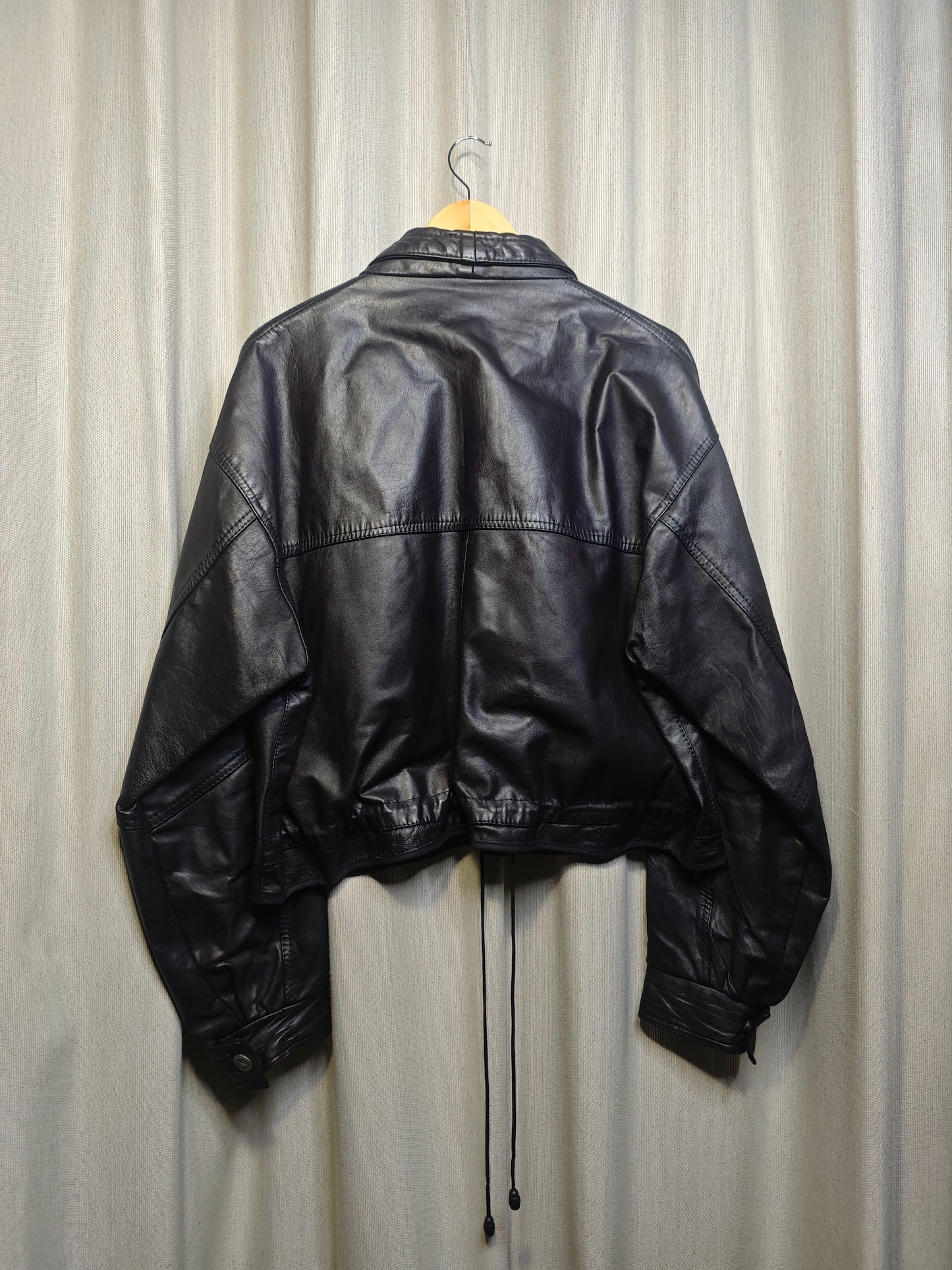 Vintage kurtka skórzana - upcycling