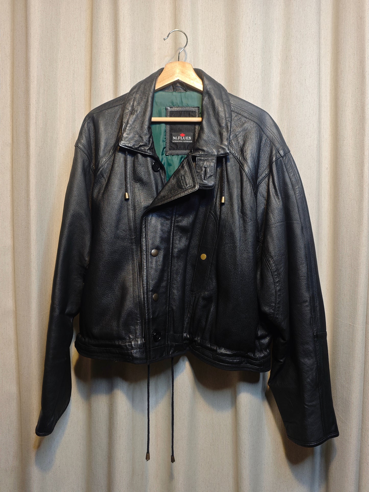 Vintage kurtka skórzana - upcycling